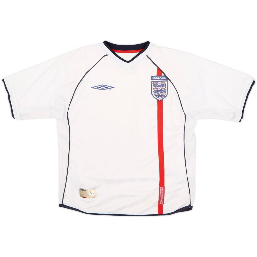 2001-03 England Home Shirt - 4/10 - (XS)