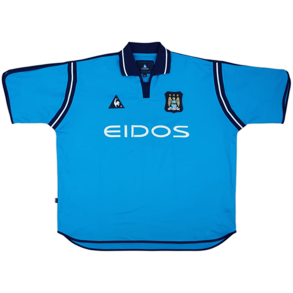 2001-02 Manchester City Home Shirt - 9/10 - (XXL)