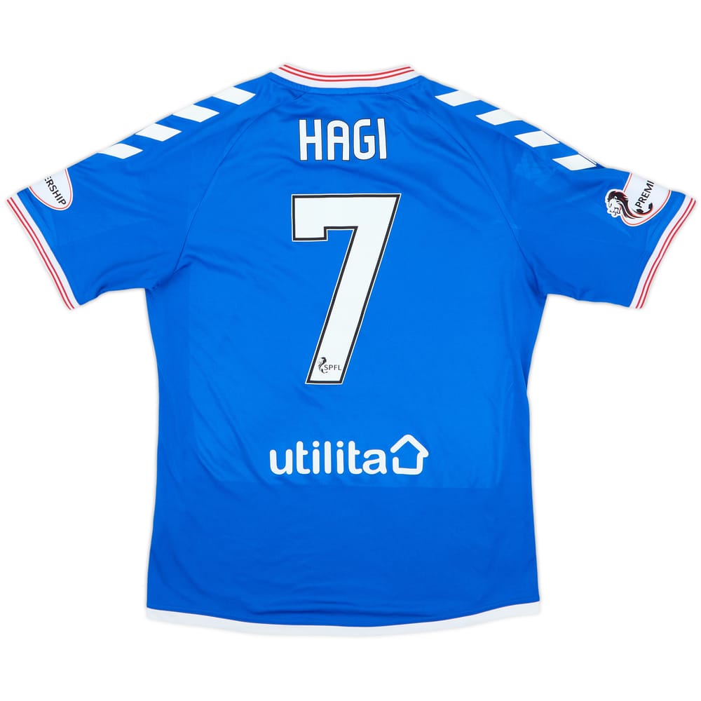 2019-20 Rangers Home Shirt Hagi #7 - 8/10 - (M)