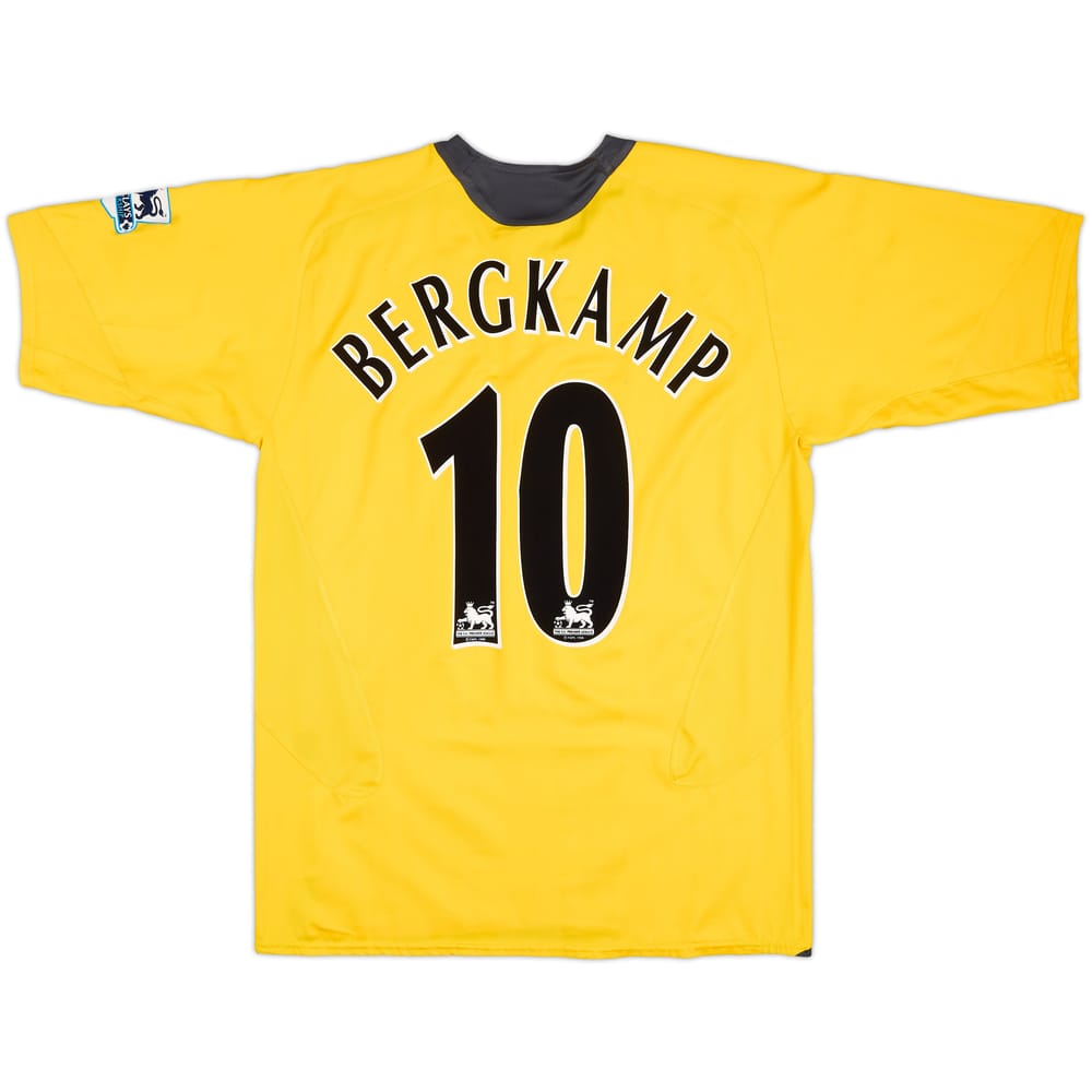 2005-06 Arsenal Away Shirt Bergkamp #10 - 8/10 - (L)