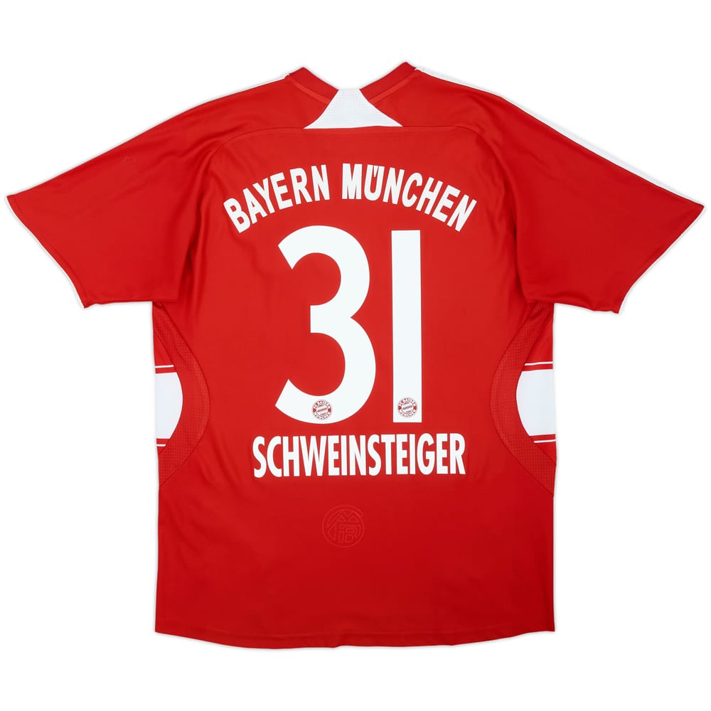 Camiseta de local del Bayern Munich 2008-09 Schweinsteiger #31 - 8/10 - (XL.Juvenil)