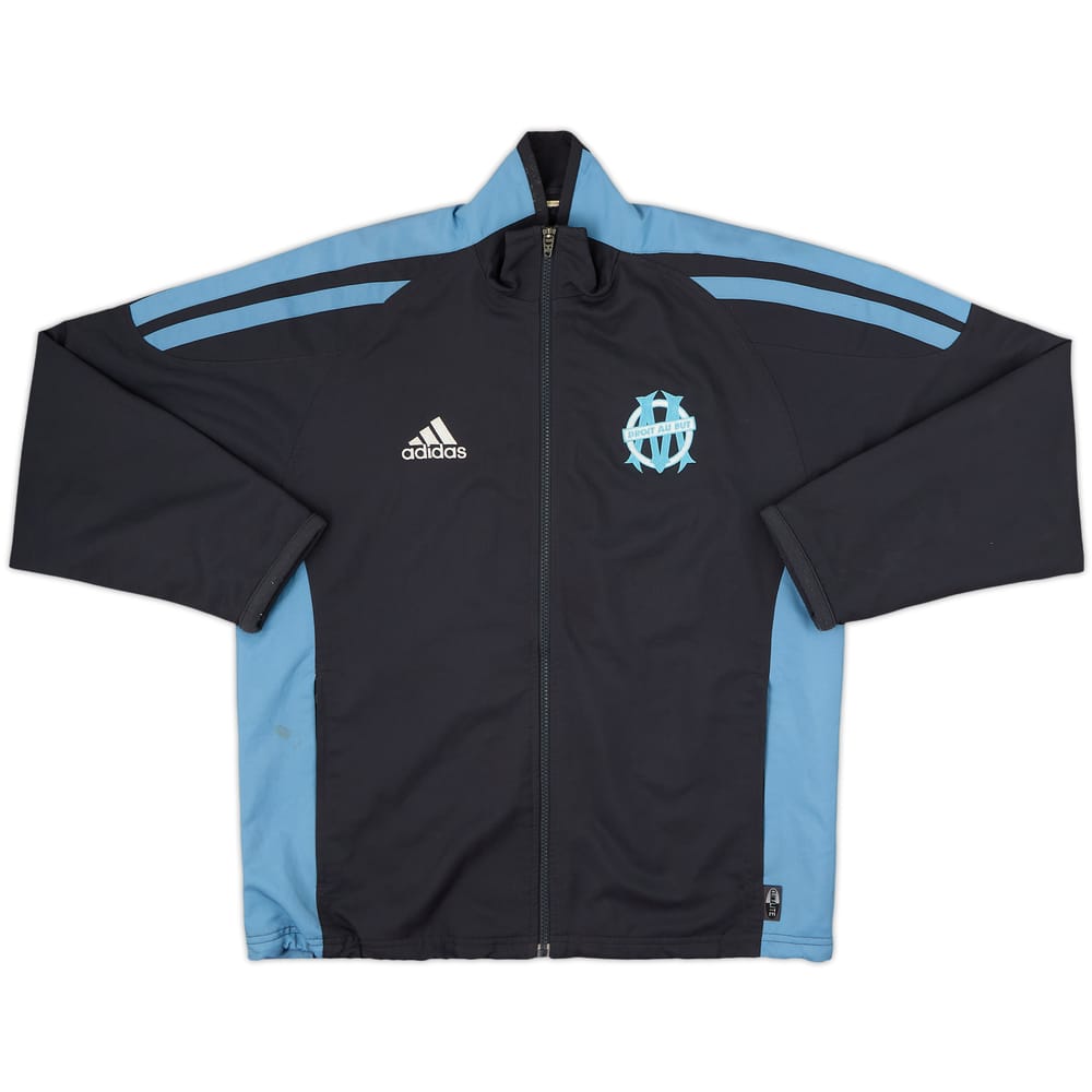 2001-02 Olympique Marseille adidas Track Jacket - 7/10 - (XL.Boys)