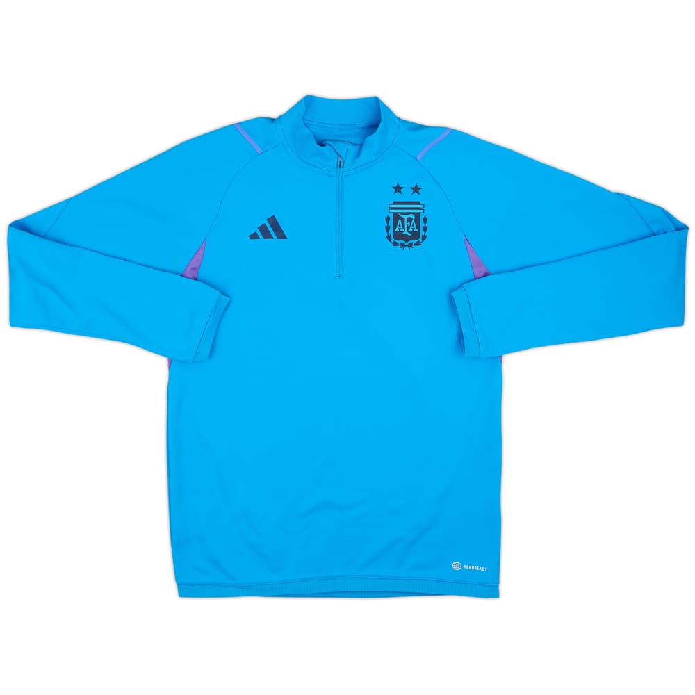 2022-23 Argentina adidas 1/4 Zip Training Top - 8/10 - (S)
