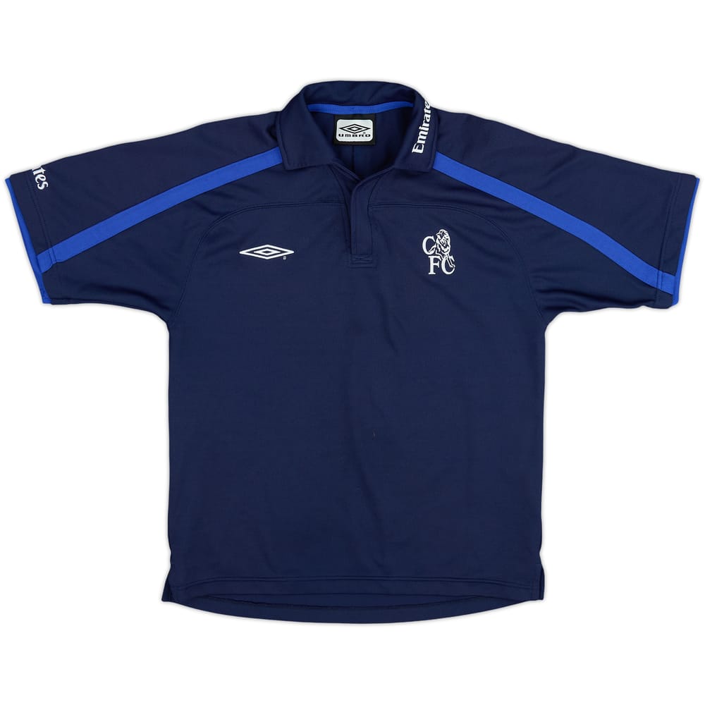 2001-02 Chelsea Umbro Polo Shirt - 9/10 - (S)