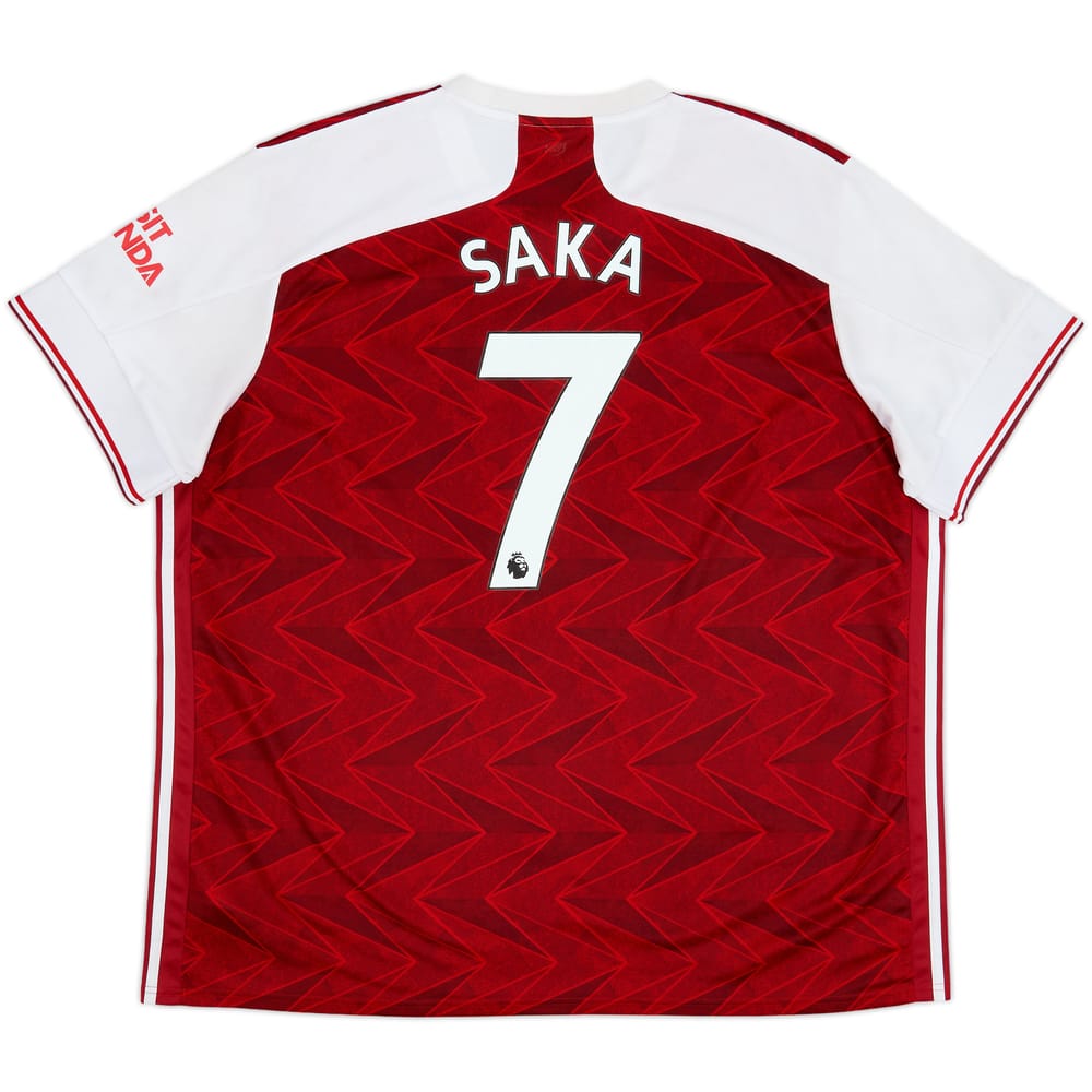 2020-21 Arsenal Home Shirt Saka #7 - 5/10 - (3XL)