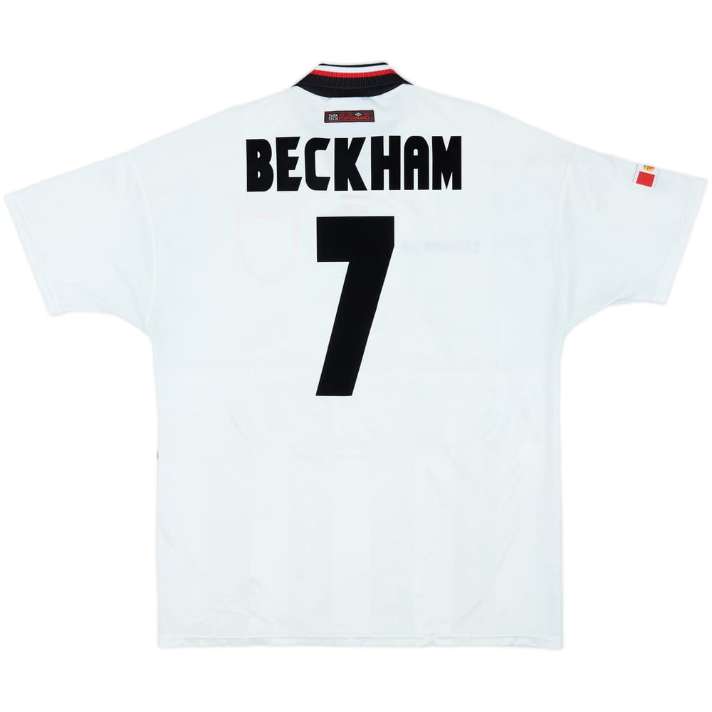 1997-99 Manchester United Away Shirt Beckham #7 - 6/10 - (XL)