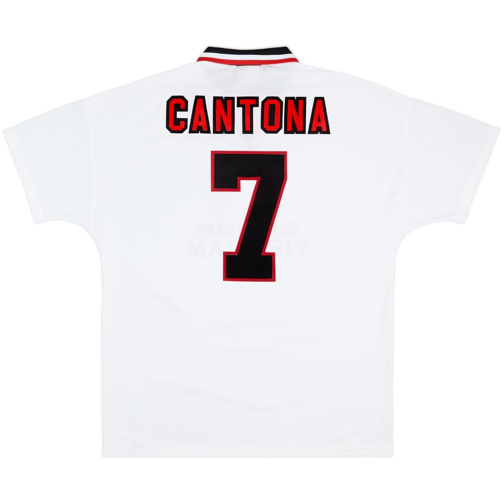 1996-97 Manchester United Away Shirt Cantona #7 - 8/10 - (XL)