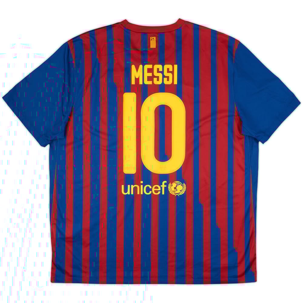 2011-12 Barcelona Home Shirt Messi #10 - 6/10 - (XXL)