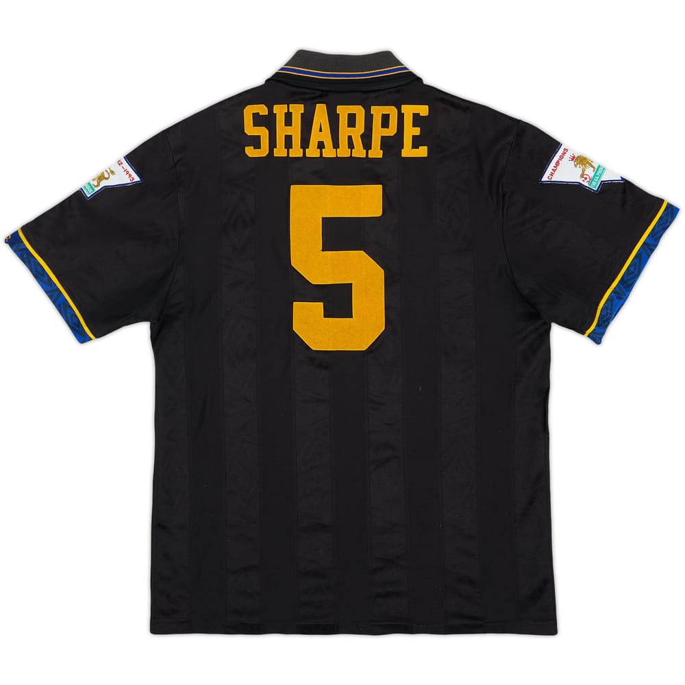 1993-95 Manchester United Away Shirt Sharpe #5 - 5/10 - (S)