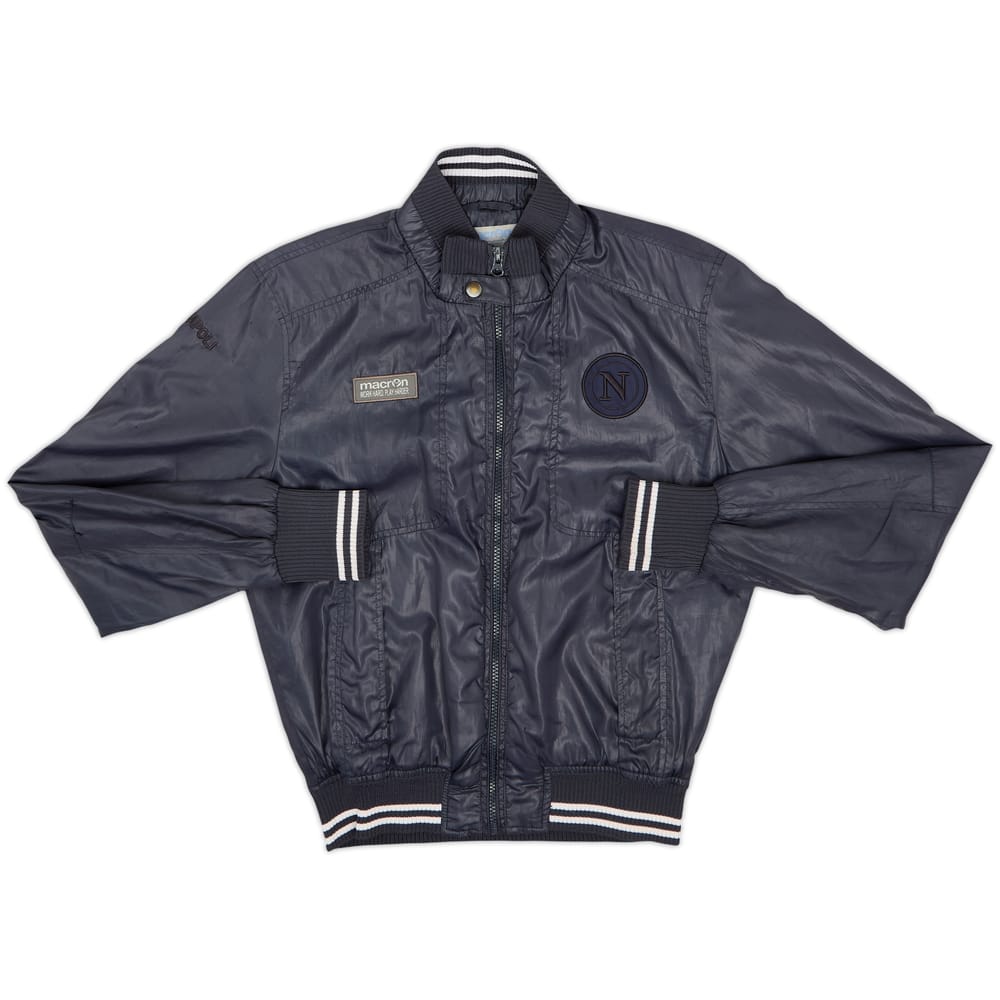 2010-11 Napoli Macron Bomber Jacket - 8/10 - (S)
