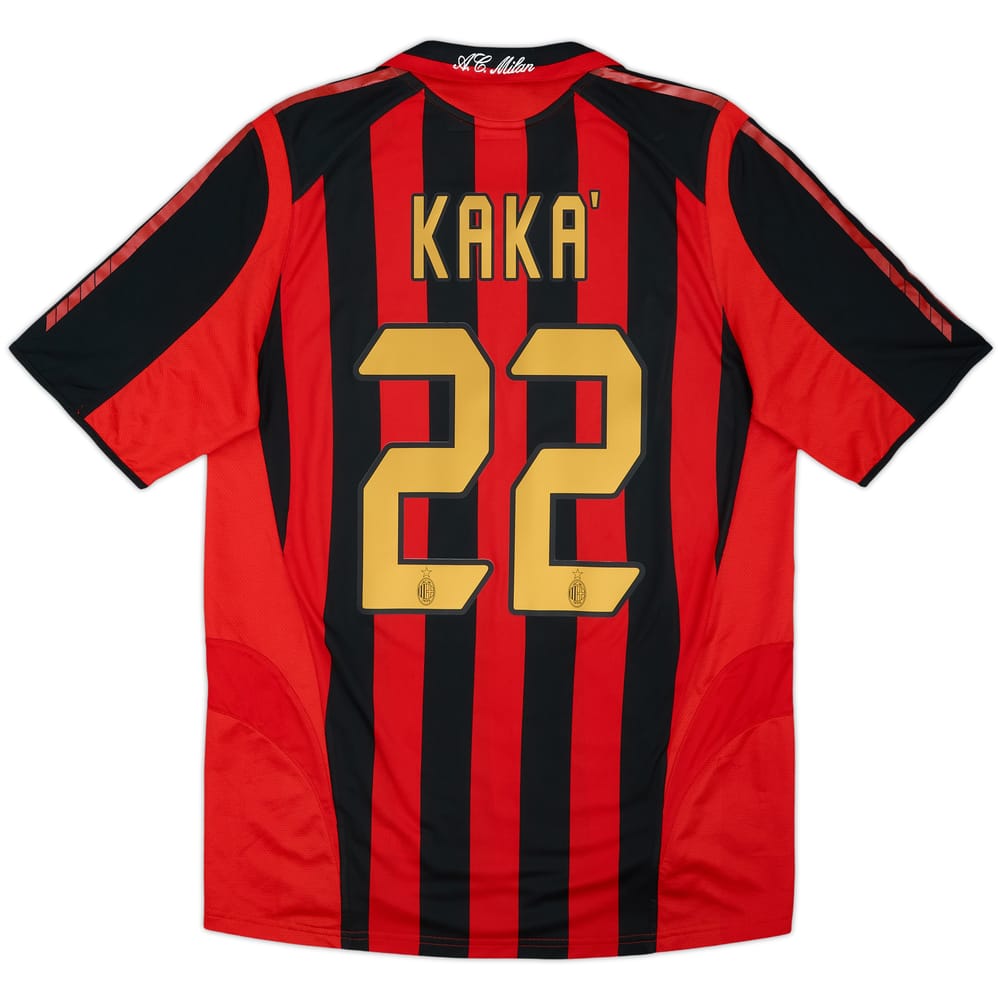 2005-06 AC Milan Home Shirt Kaka #22 - 6/10 - (M)