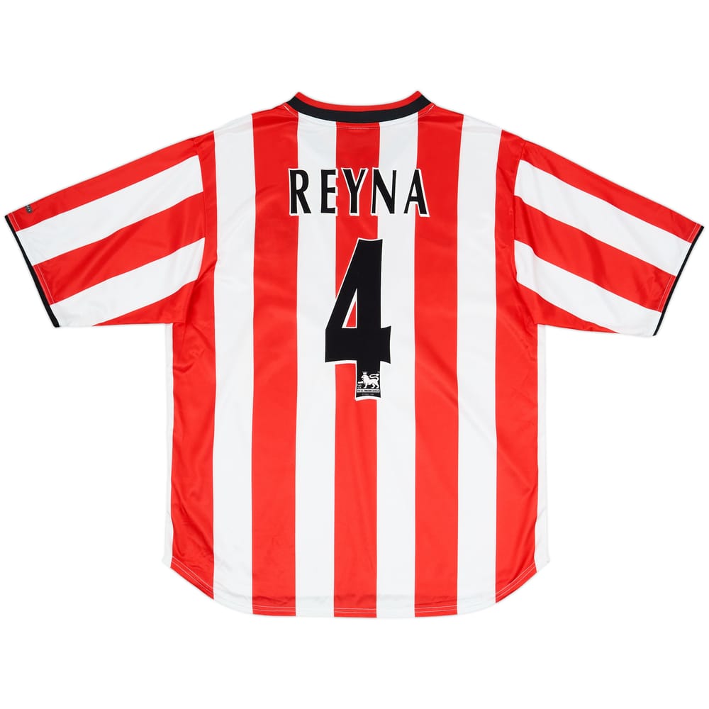 2000-02 Sunderland Home Shirt Reyna #4 - 6/10 - (L)