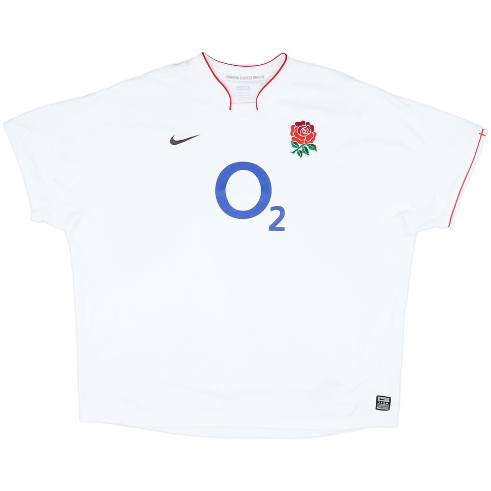 2009-11 England Rugby Home Shirt - 9/10 - (XXL)
