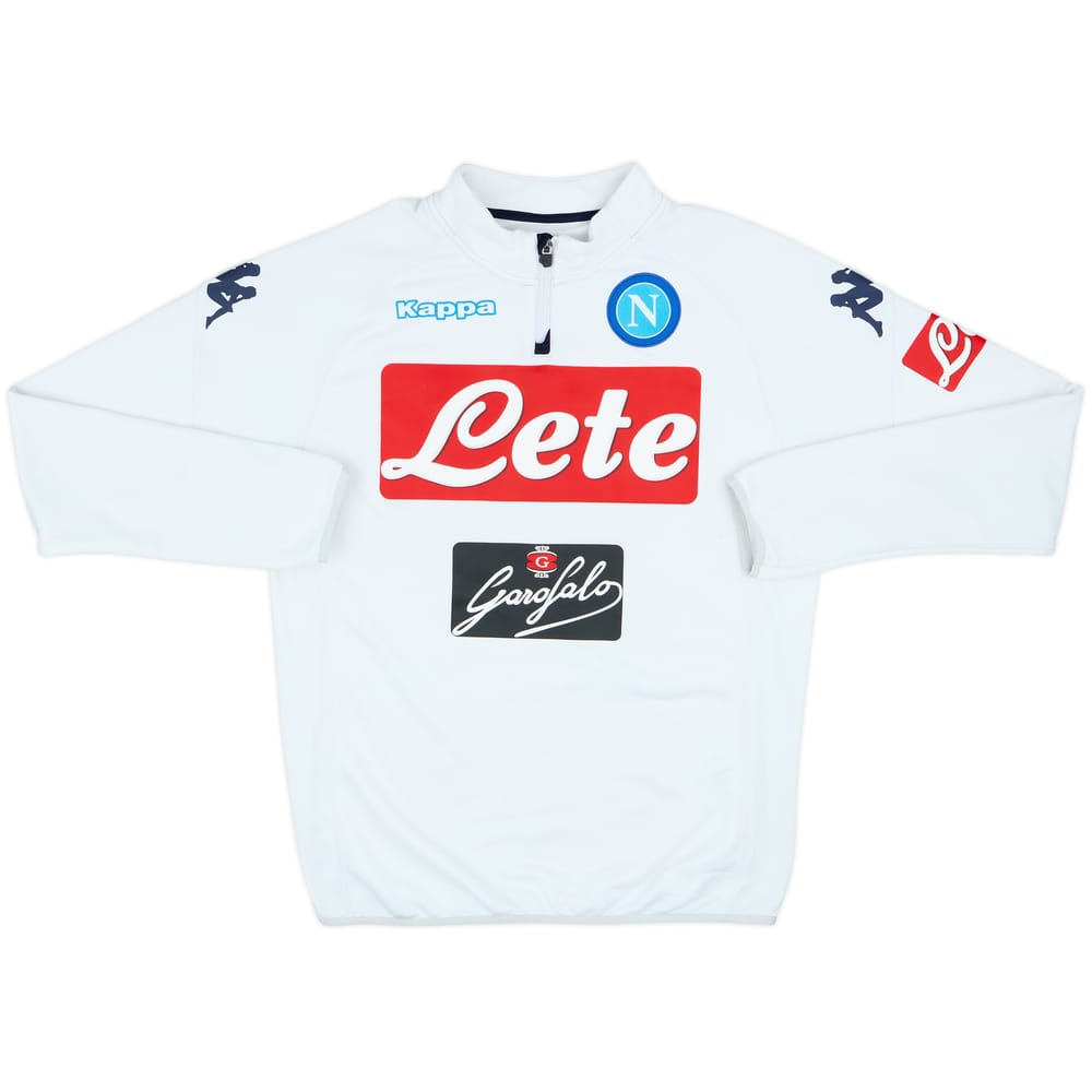 2017-18 Napoli Kappa 1/4 Zip Drill Top - 8/10 - (L)