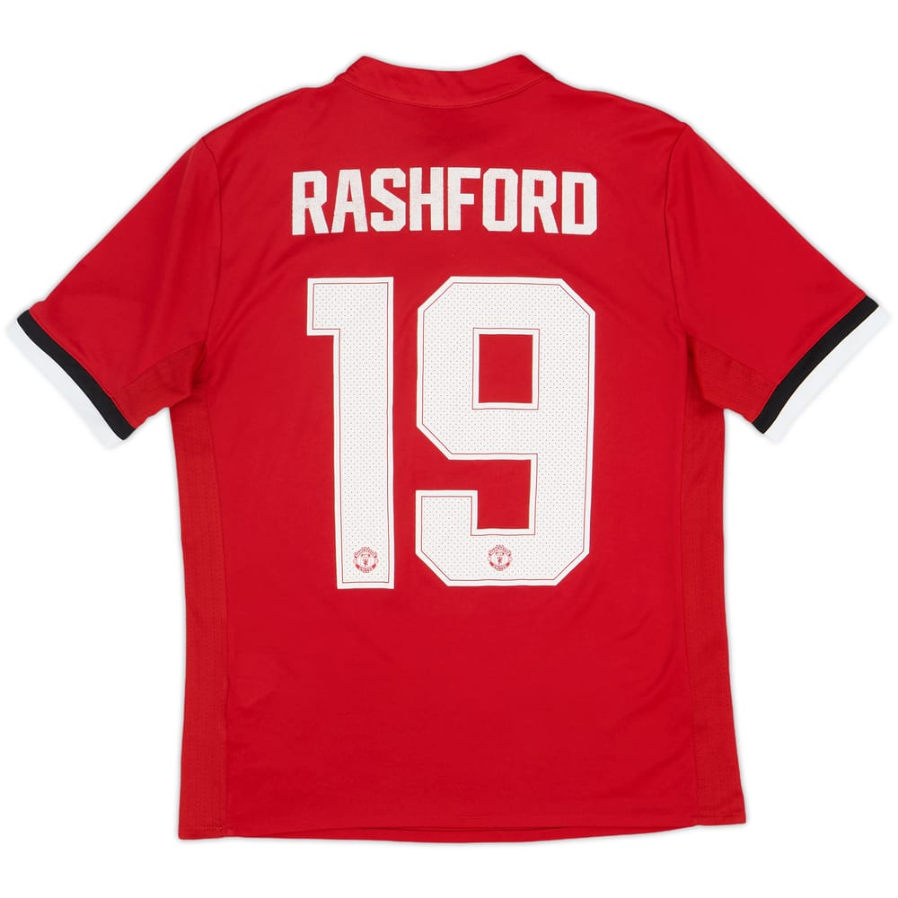 2017-18 Manchester United Home Shirt Rashford #19 - 6/10 - (L.Boys)