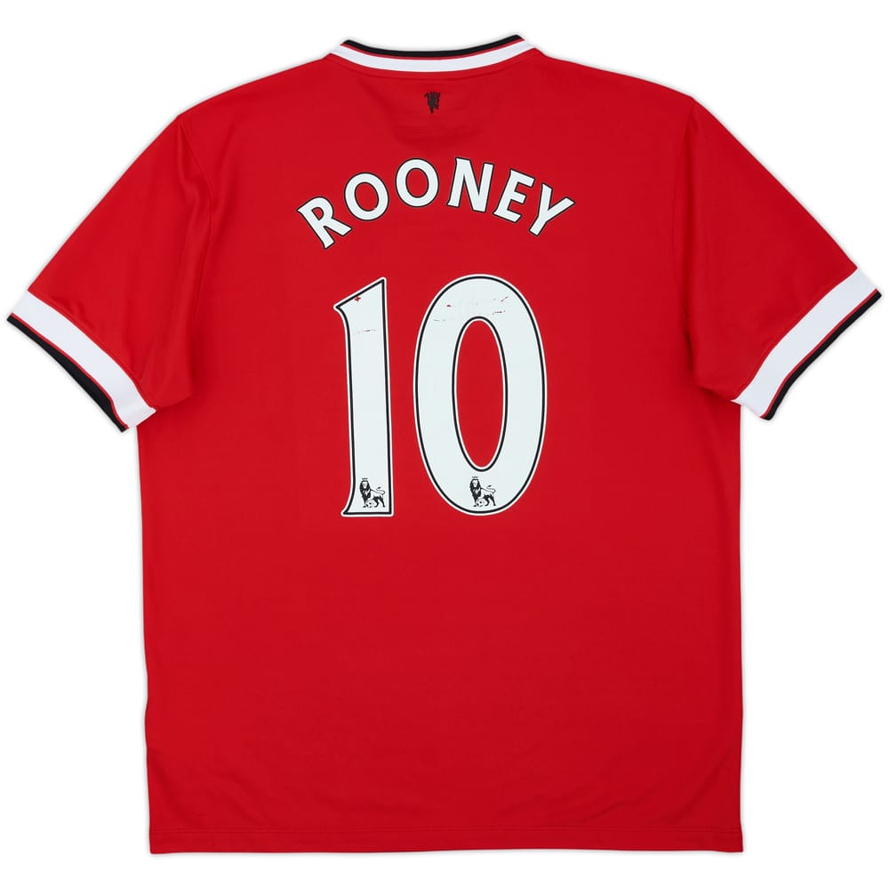 2014-15 Manchester United Home Shirt Rooney #10 - 6/10 - (L)