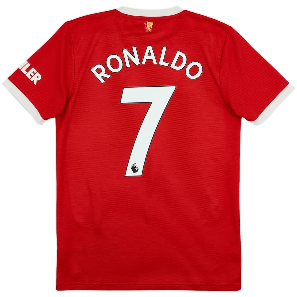 2021-22 Manchester United Home Shirt Ronaldo #7 - 7/10 - (S)