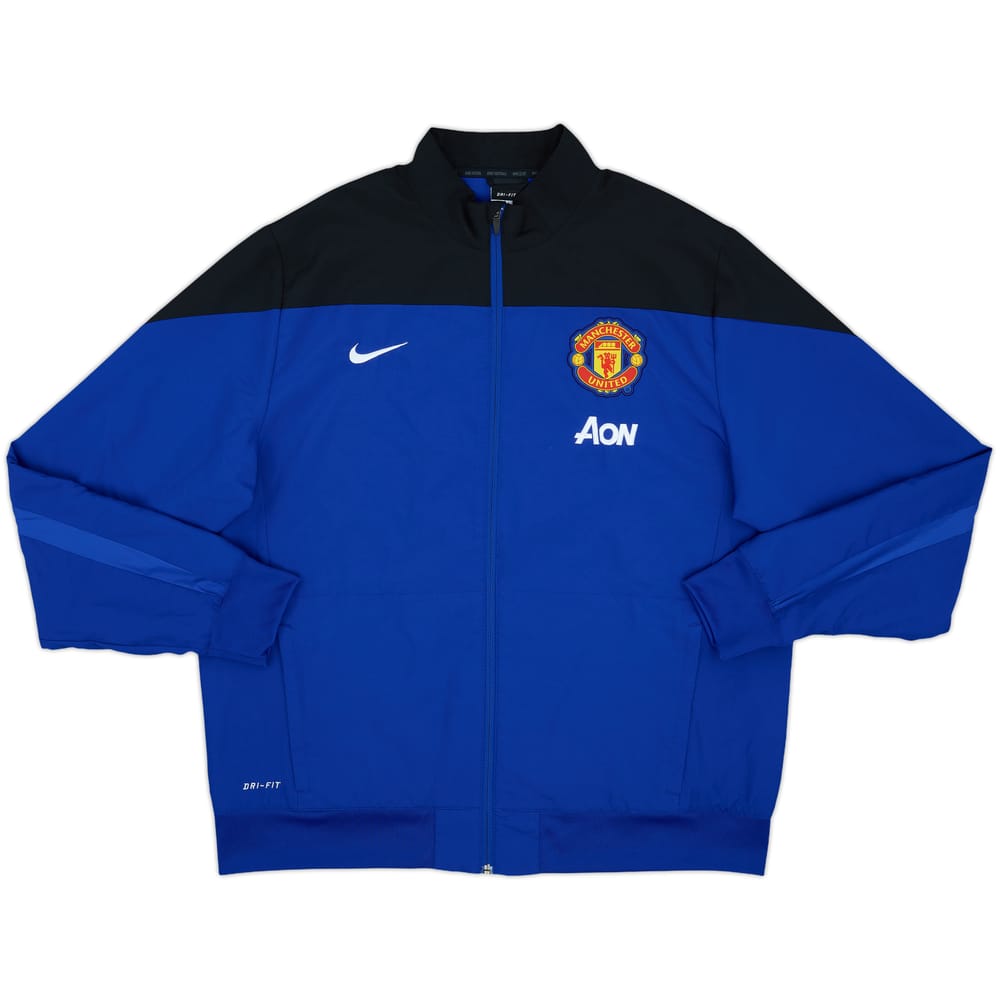 2013-14 Manchester United Nike Track Jacket - 9/10 - (XL)