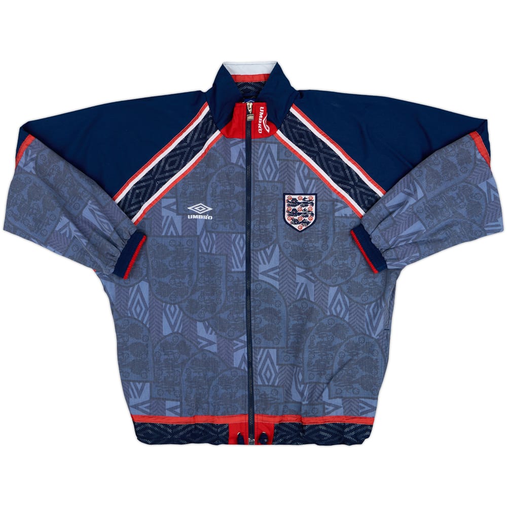 1993-95 England Umbro Track Jacket - 8/10 - (L)
