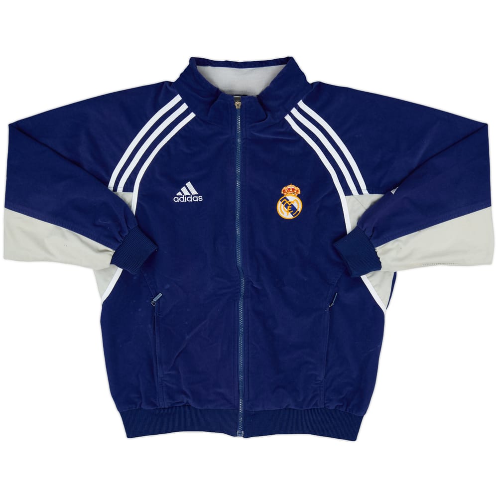 2000-01 Real Madrid adidas Fleece Track Jacket - 6/10 - (XS)