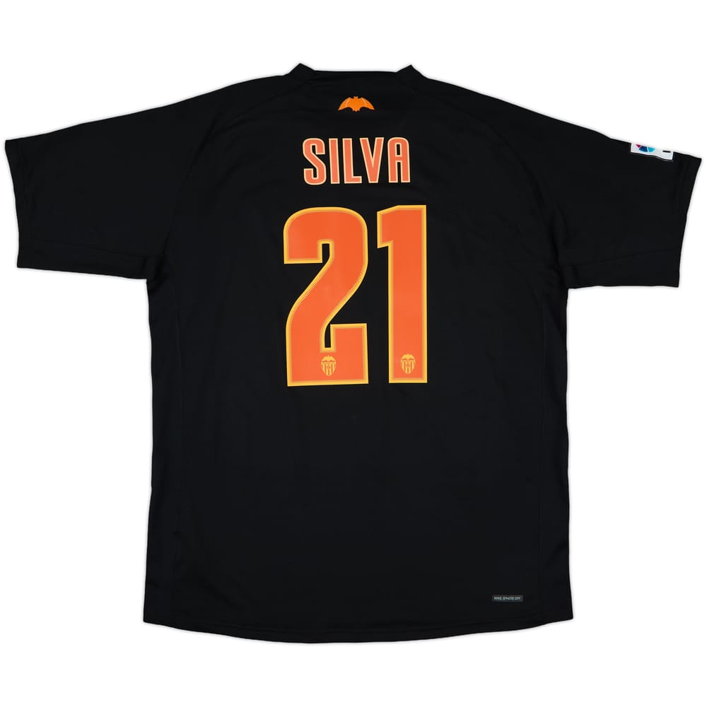 2006-07 Valencia Away Shirt Silva #21 - 8/10 - (XL)