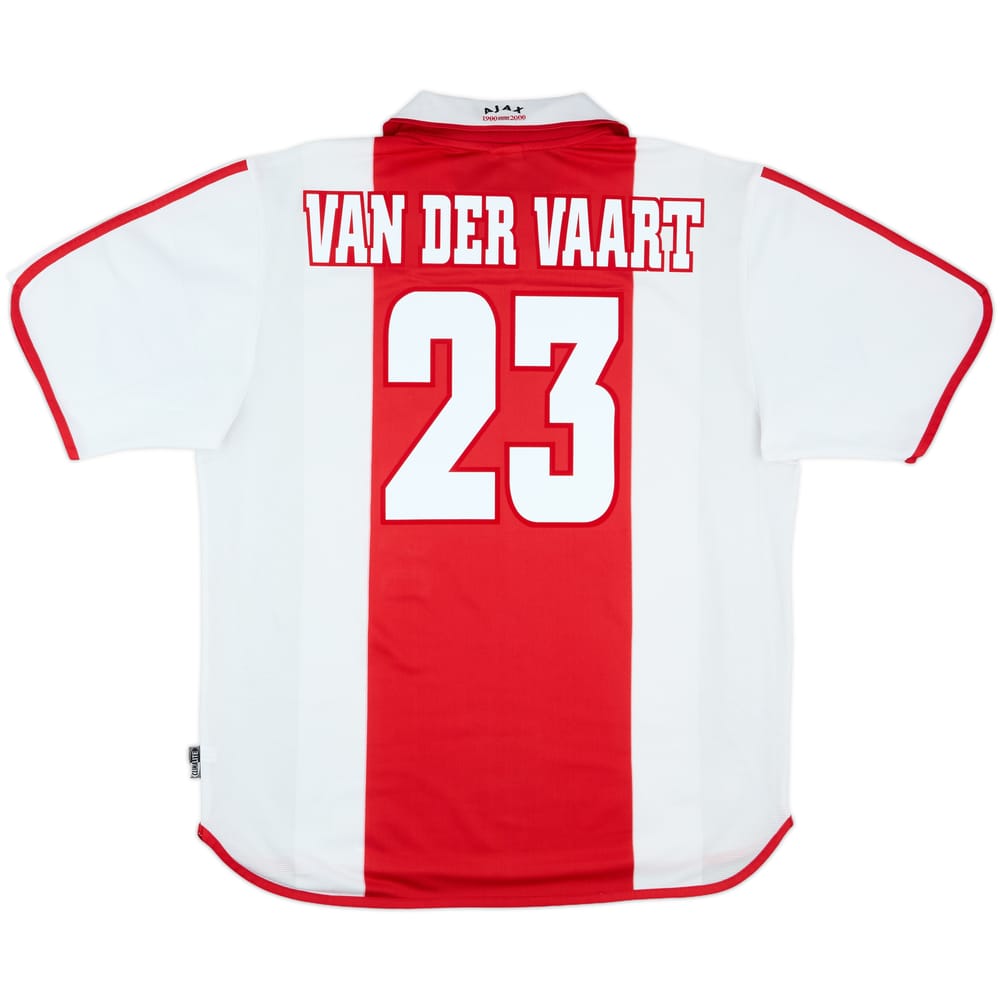 2000-01 Ajax Centenary Home Shirt Van Der Vaart #23 - 8/10 - (XL)