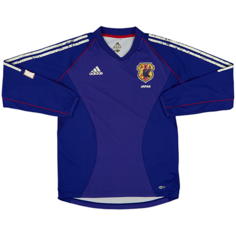2002-04 Japan Home L/S Shirt - 4/10 - (M)