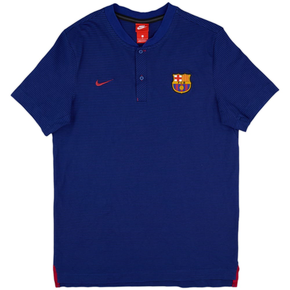 2017-18 Barcelona Nike Polo Shirt - 8/10 - (L)