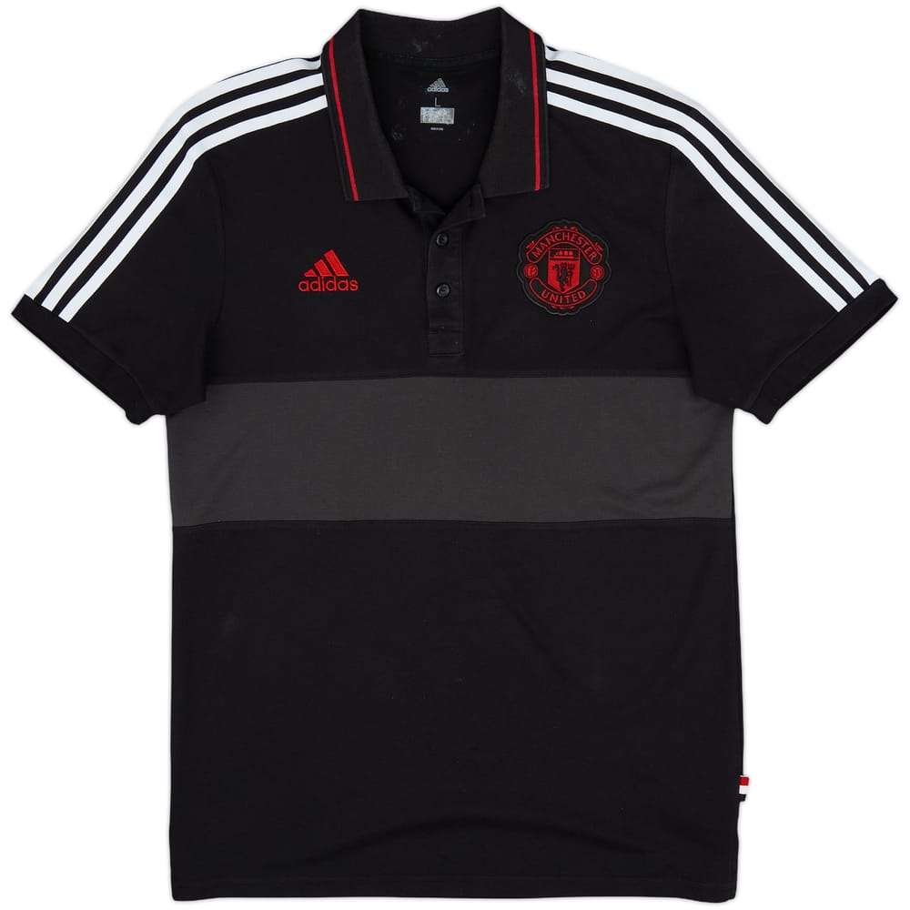 2018-19 Manchester United adidas Polo Shirt - 8/10 - (L)