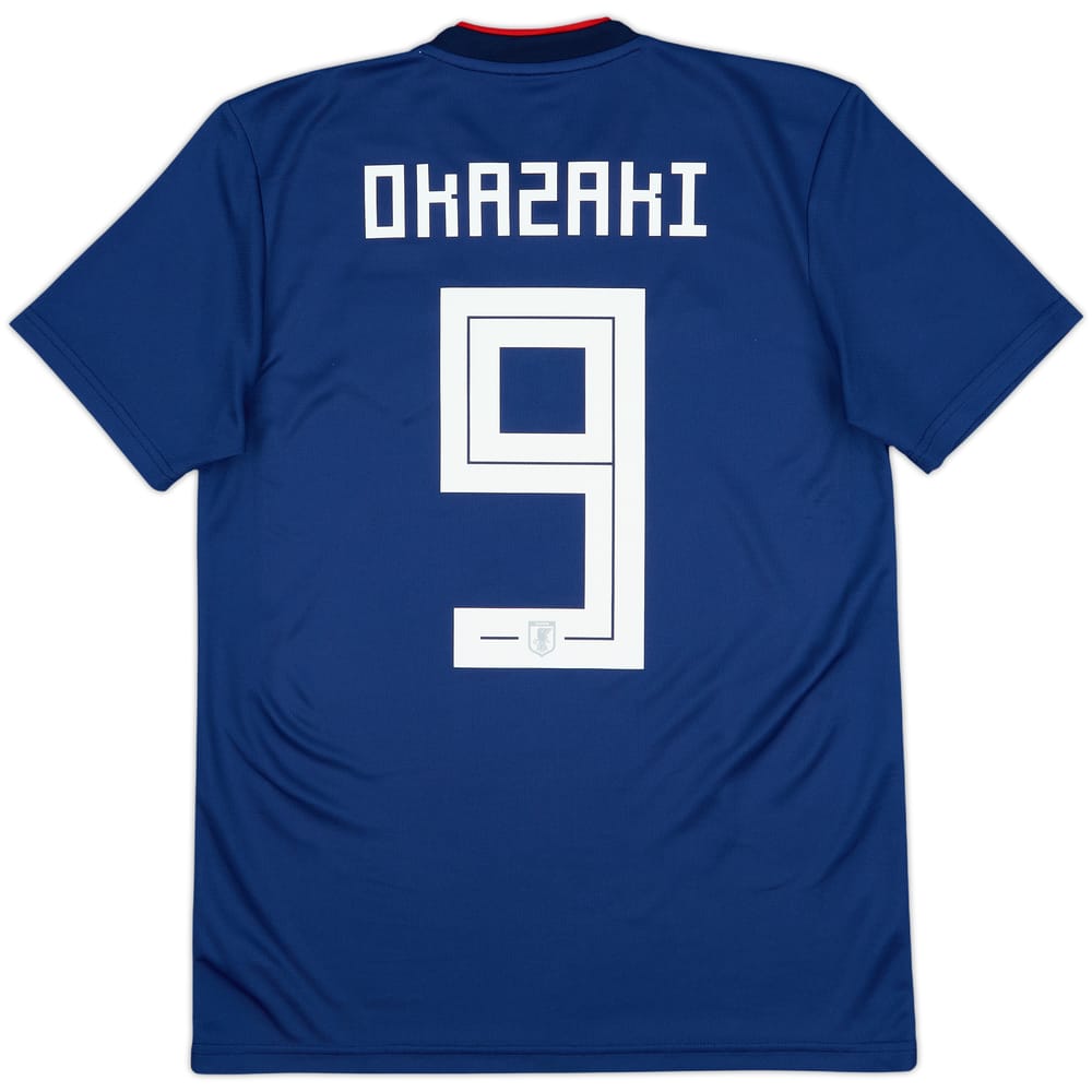 2018-19 Japan Home Shirt Okazaki #9 - 8/10 - (S)