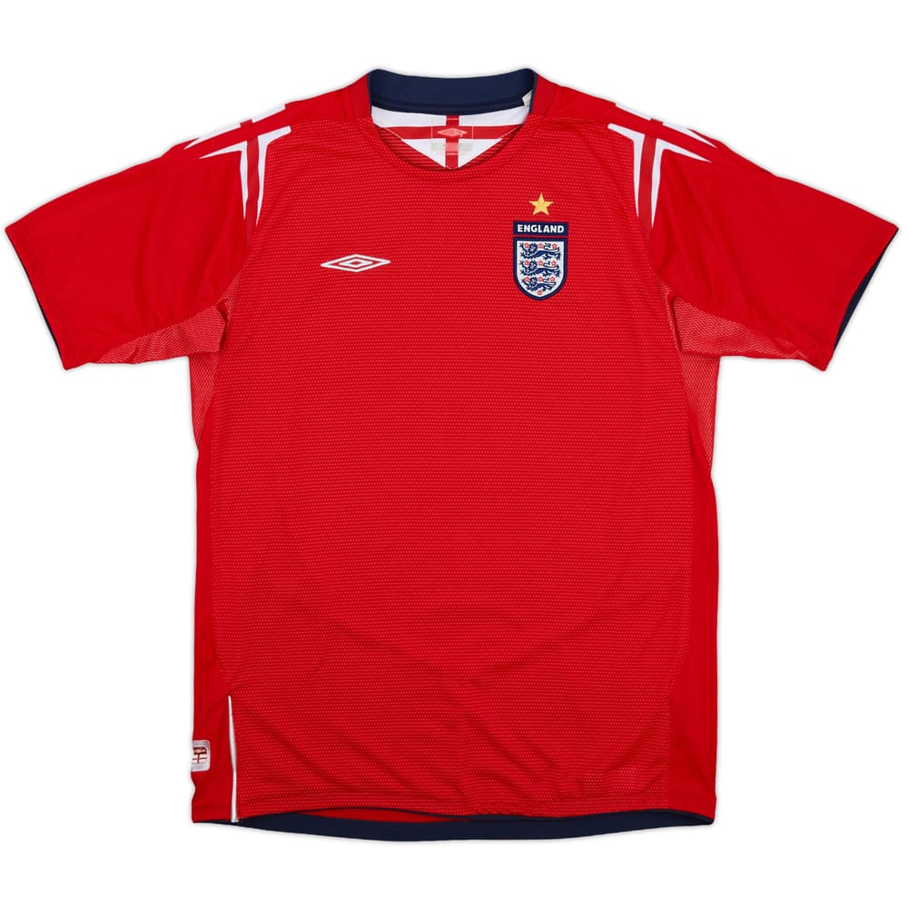 2004-06 England Away Shirt - 9/10 - (XL.Boys)