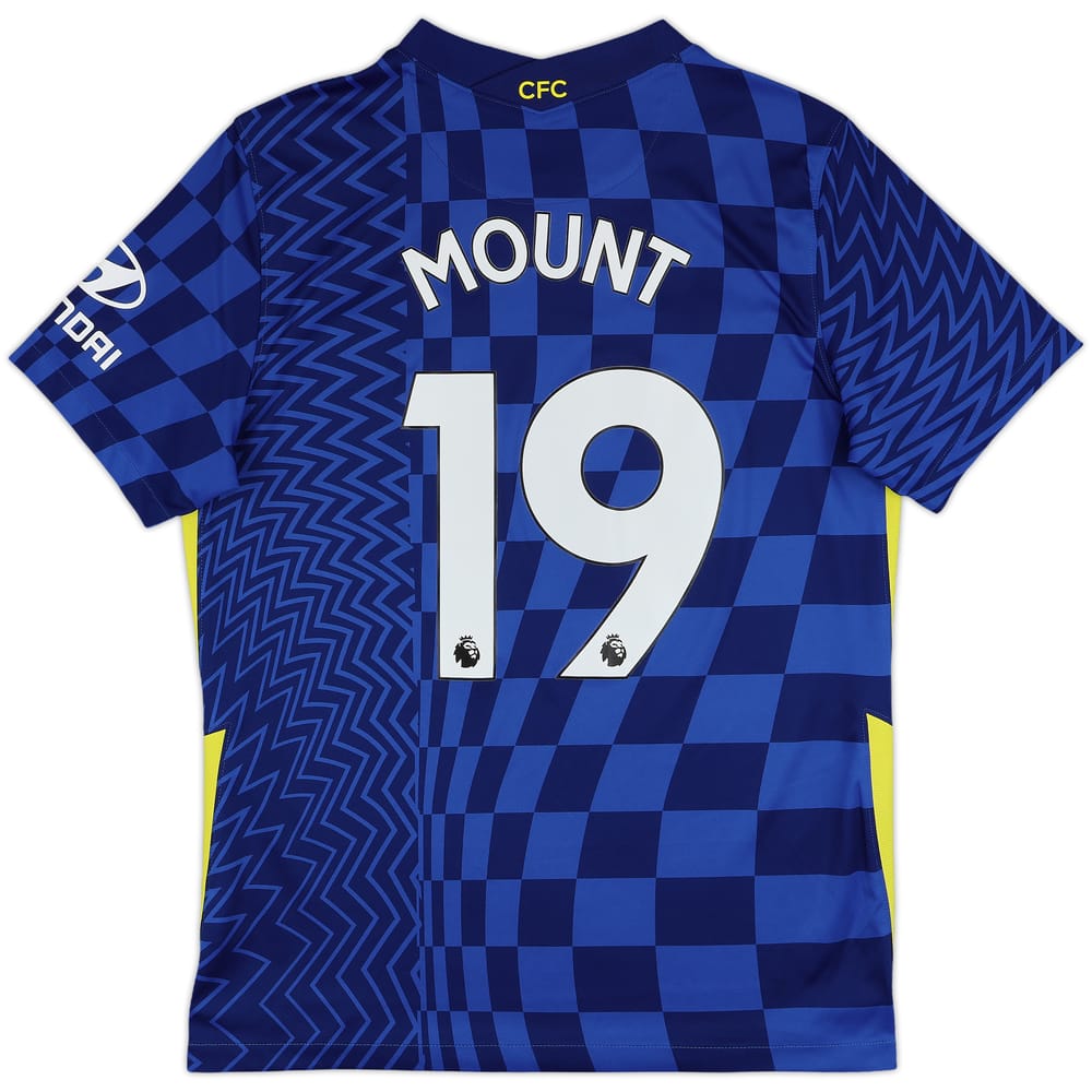 2021-22 Chelsea Home Shirt Mount #19 - 8/10 - (L)