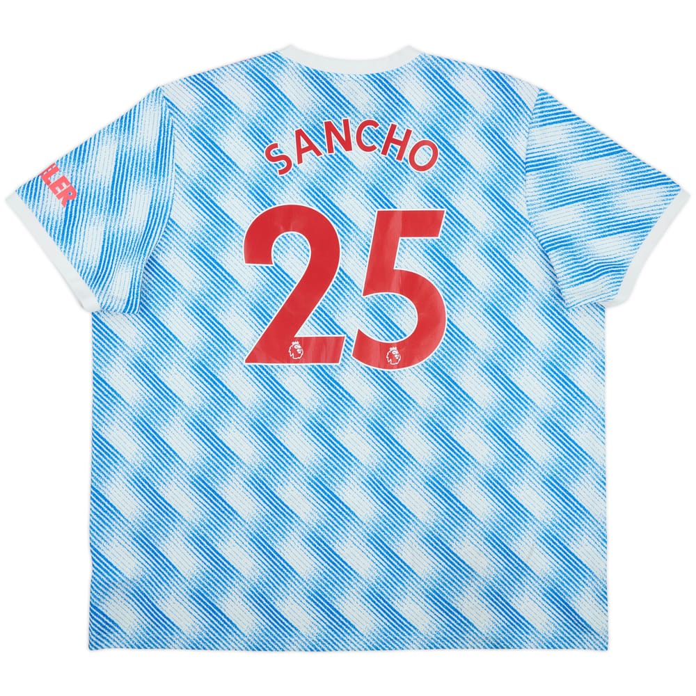 2021-22 Manchester United Away Shirt Sancho #25 - 9/10 - (3XL)