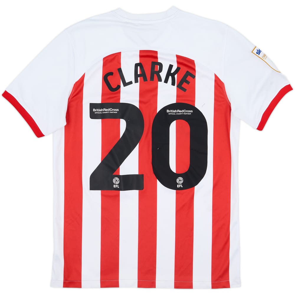 2023-24 Sunderland Home Shirt Clarke #20 - 6/10 - (M)