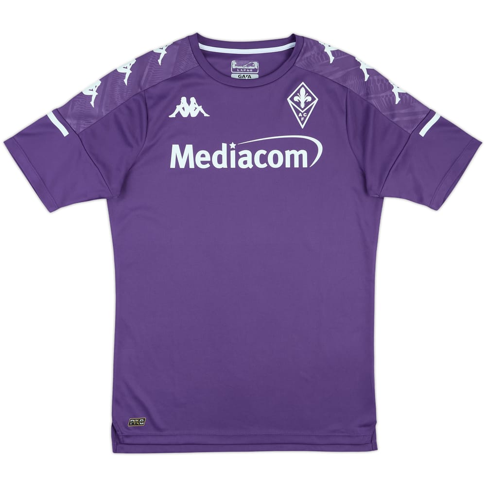 2020-21 Fiorentina Kappa Training Shirt - 8/10 - (L)