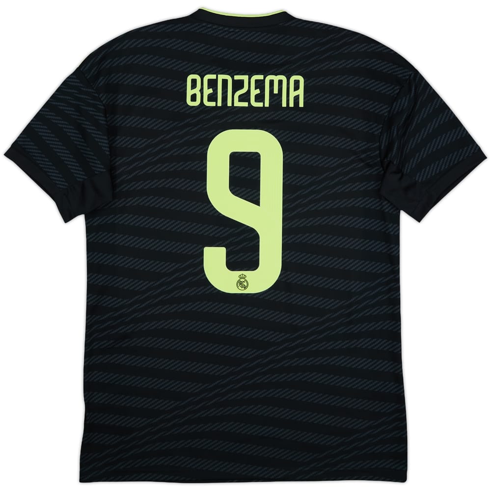 2022-23 Real Madrid Third Shirt Benzema #9 - 10/10 - (M)