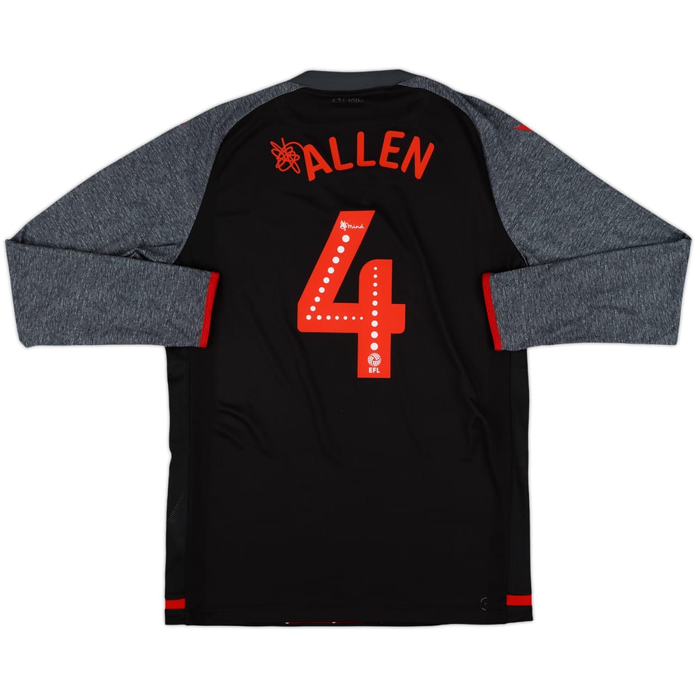 2019-20 Stoke City Away L/S Shirt Allen #4 - 9/10 - (L)