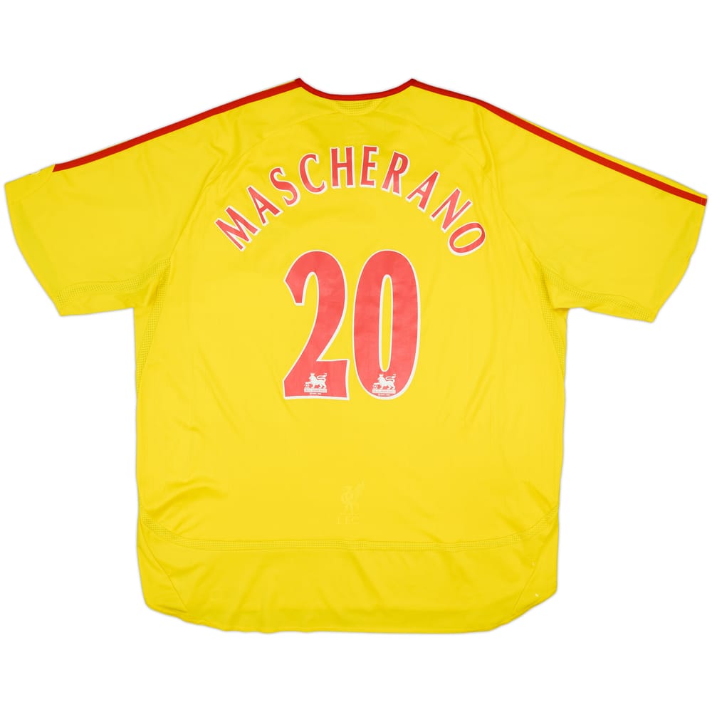 2006-07 Liverpool Away Shirt Mascherano #20 - 8/10 - (XXL)