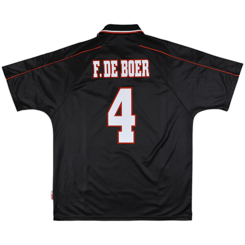 1998-99 Ajax Away Shirt F.De Boer #4 - 8/10 - (XL)