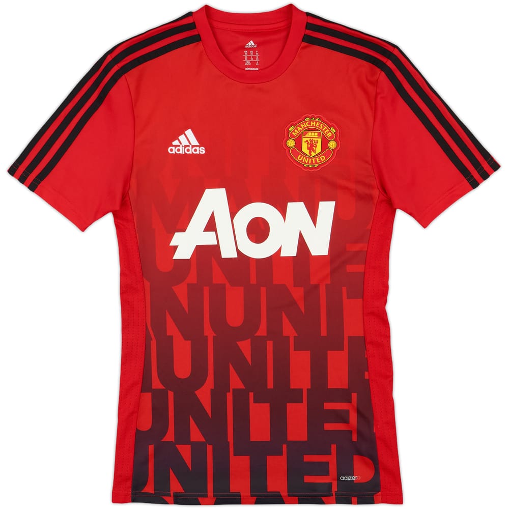 2015-16 Manchester United adizero Training Shirt - 7/10 - (XS)
