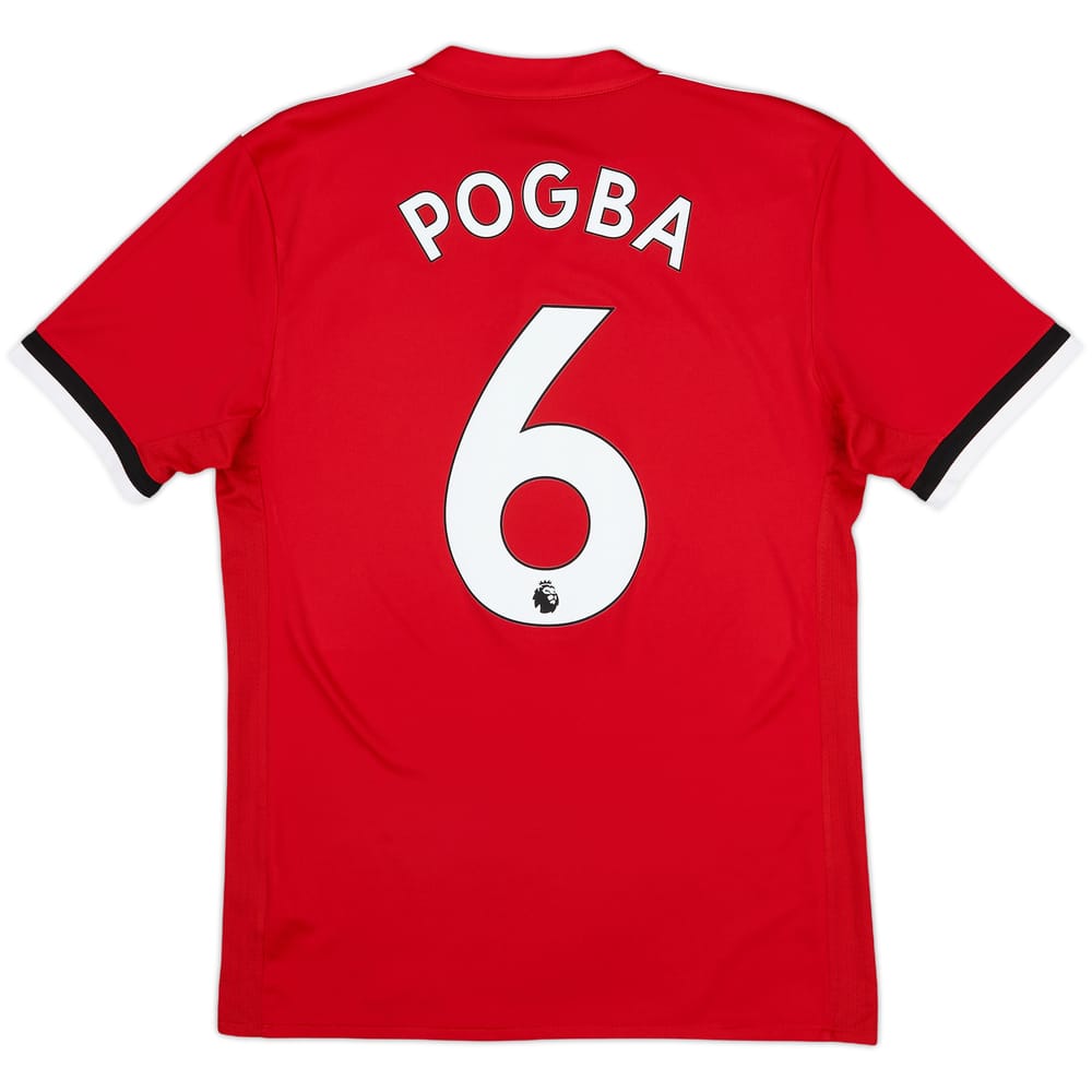 2017-18 Manchester United Home Shirt Pogba #6 - 6/10 - (S)