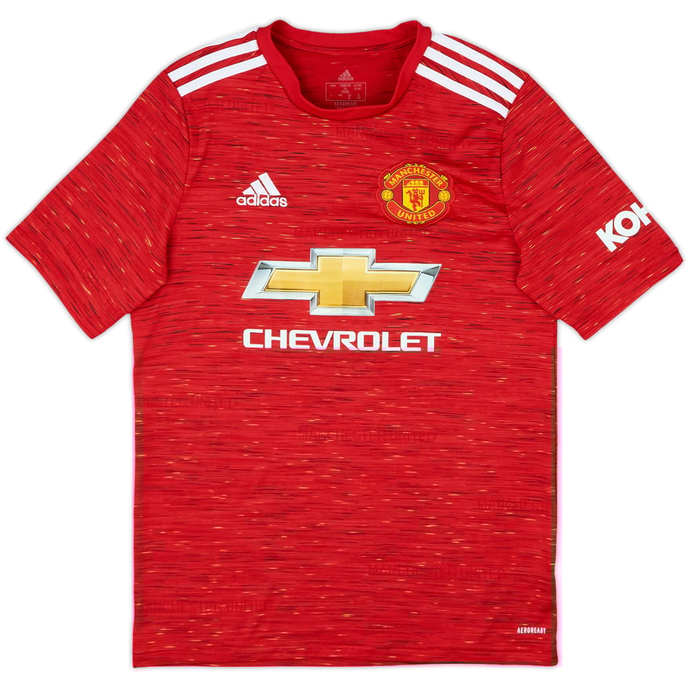 2020-21 Manchester United Home Shirt - 10/10 - (XL.Boys)