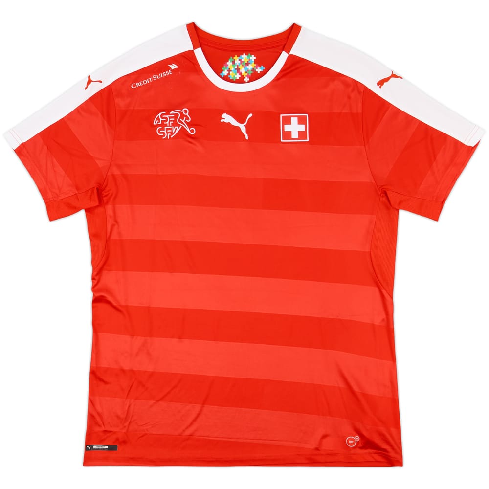 2016-17 Switzerland Home Shirt - 7/10 - (L)