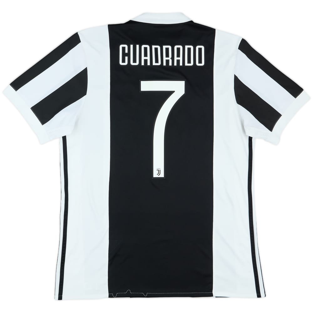 2017-18 Juventus Home Shirt Cuadrado #7 - 7/10 - (M)