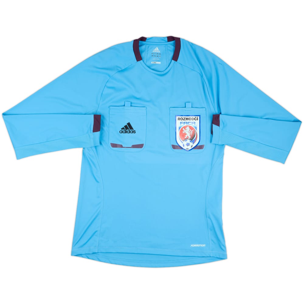 2012-13 Czech Republic adidas Referee L/S Shirt - 10/10 - (M)