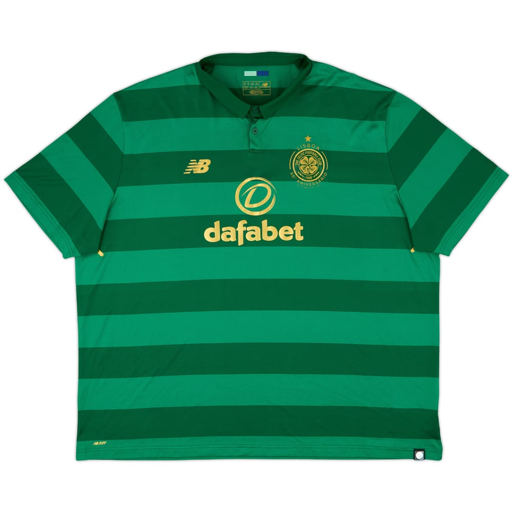 2017-18 Celtic 'Lisbon Lions 50th Anniversary' Away Shirt - 10/10 - (4XL)