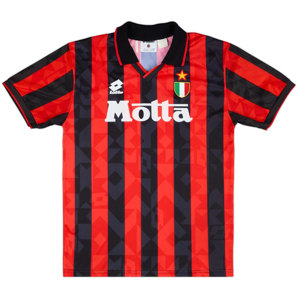 1993-94 AC Milan Home Shirt #9 - 8/10 - (L|XL)