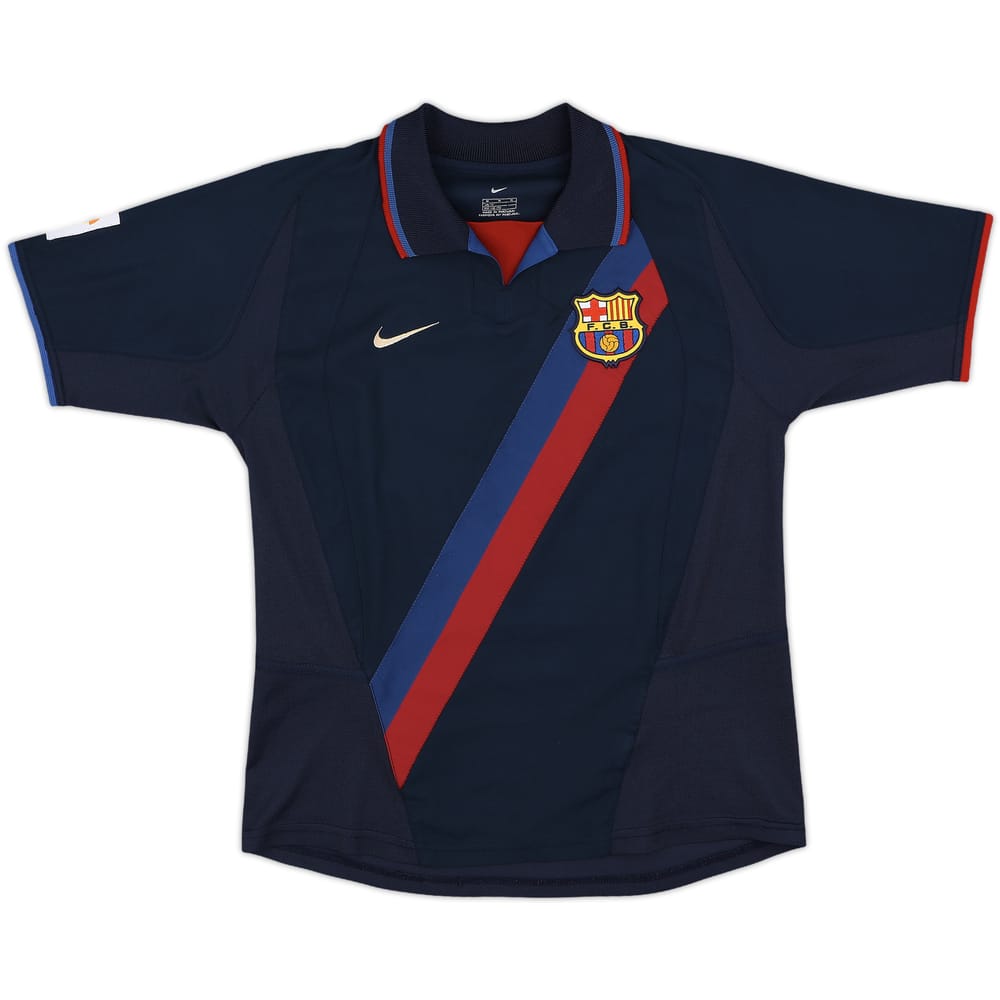 2002-03 Barcelona Away Shirt - 9/10 - (M.Boys)