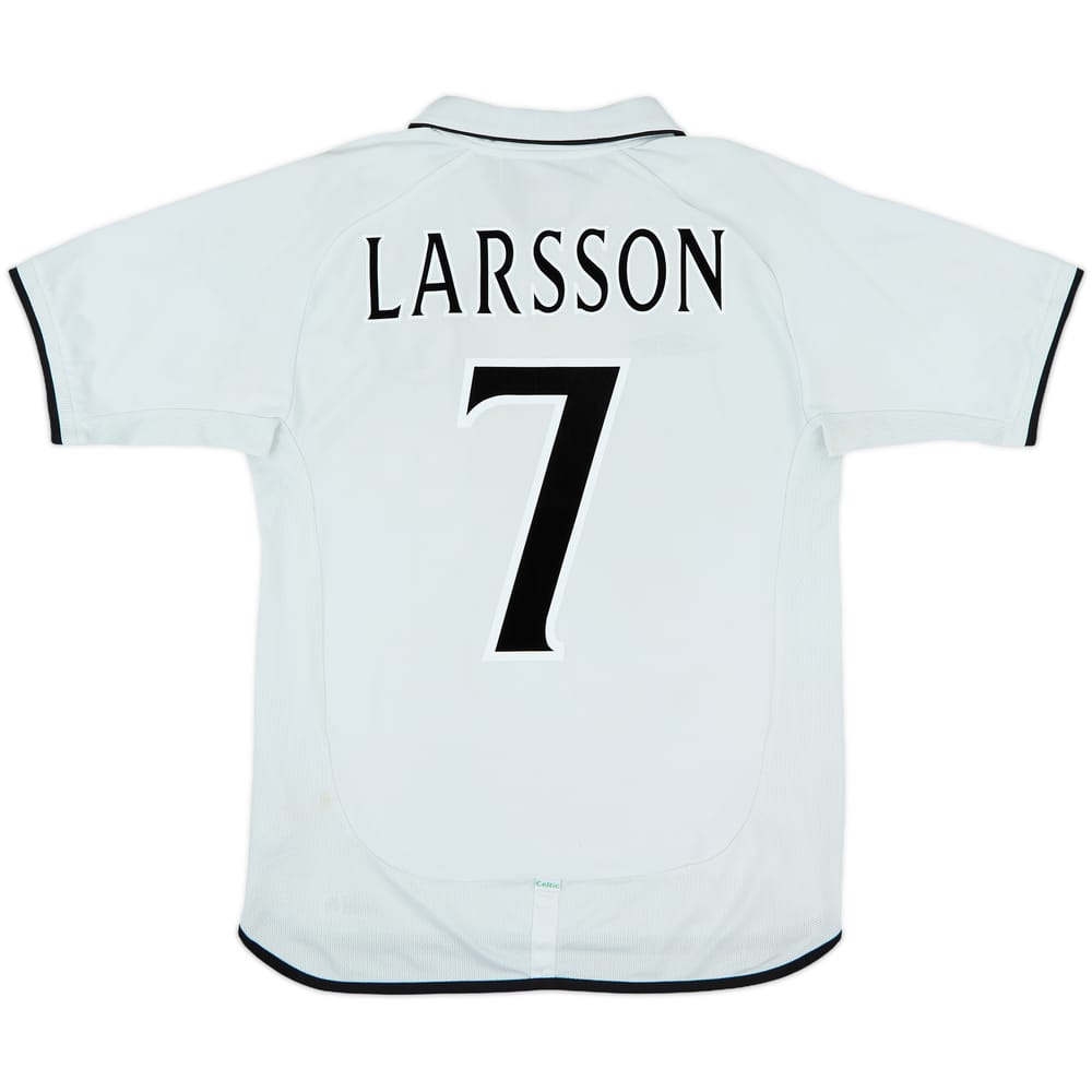 2001-02 Celtic Away Shirt Larsson #7 - 6/10 - (M)