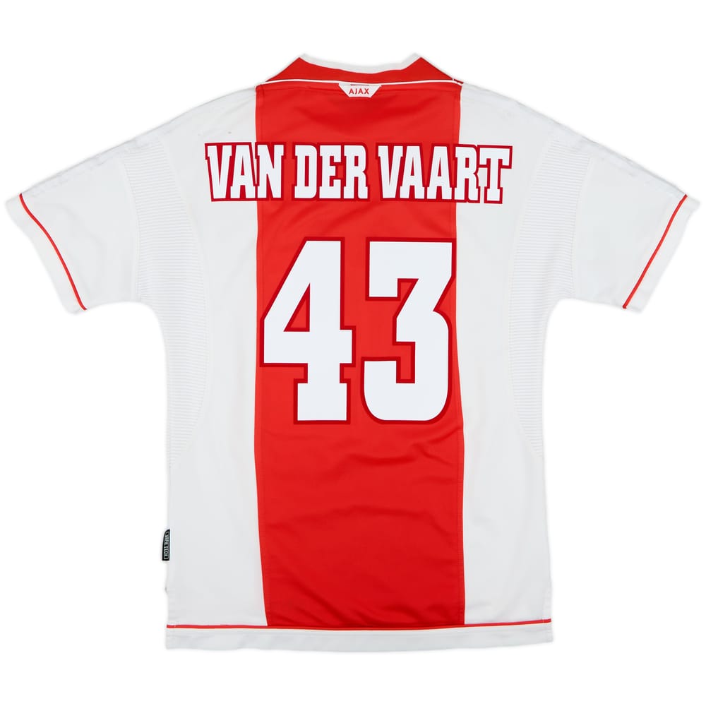 1999-00 Ajax Home Shirt Van Der Vaart #43 - 7/10 - (M)